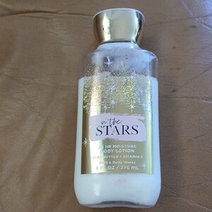 Bath & Body Works In The Stars Lotion - Gold and White